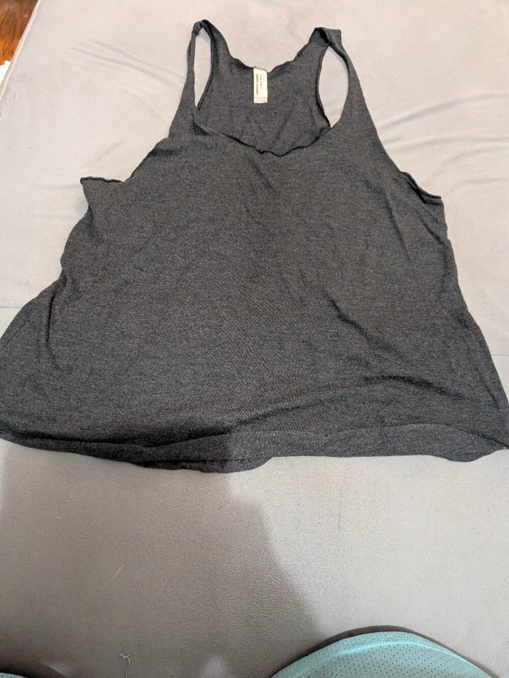 Preloved L Gray American Apparel Women's Tank Top